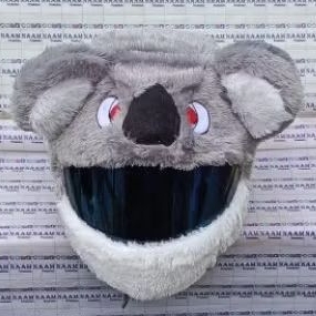 Cover Helm Koala, Cover Helm Karakter Koala, Cover Helm Full Face Karakter, Cover Helm Pikachu, Cove