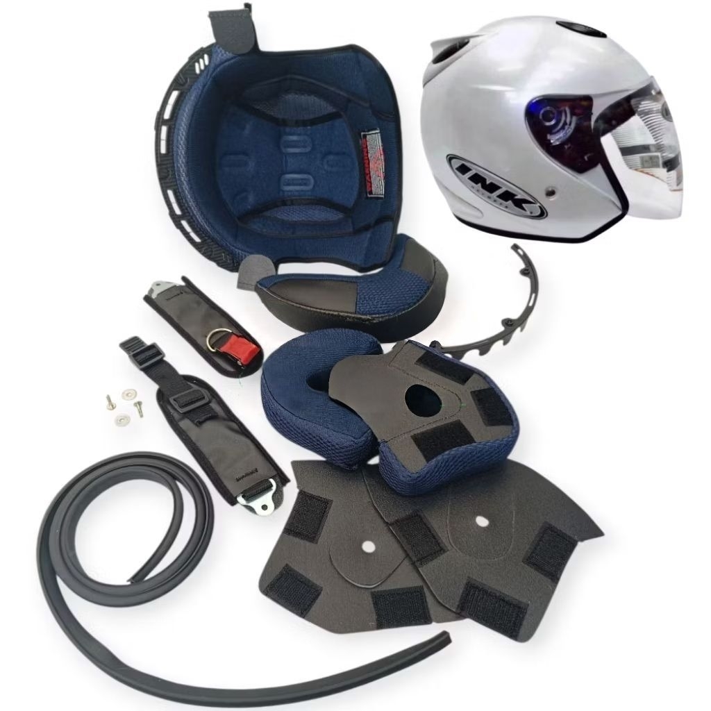 Busa Spon Daleman Helm INK Centro INK Pluto Bulet CENTRO + List Karet INK Centro