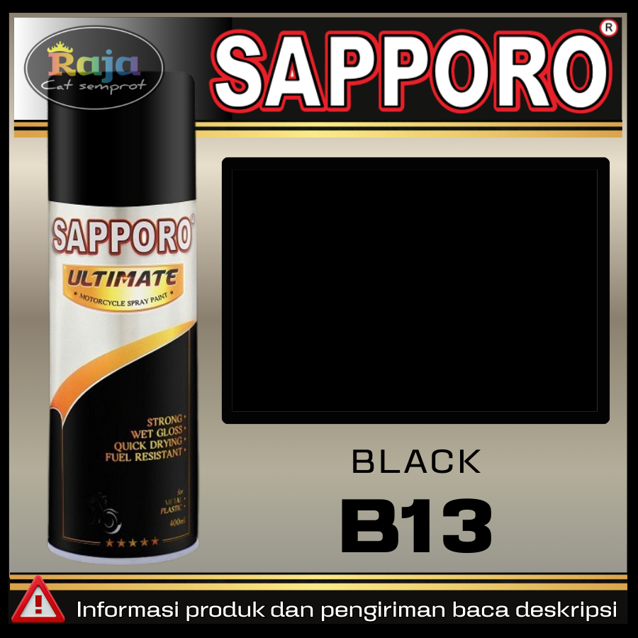 Sapporo Ultimate : Black - B13*