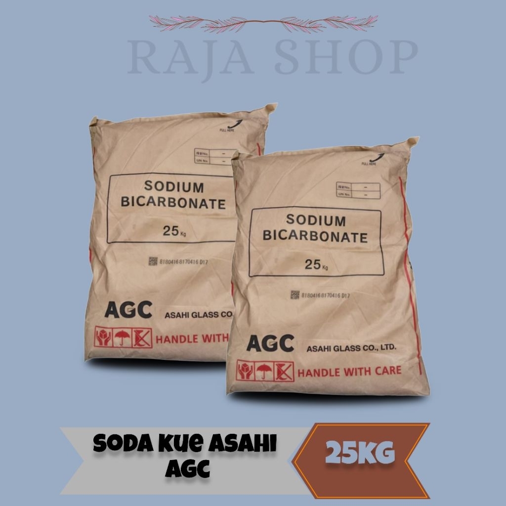 SAK SODA KUE ASAHI AGC 25KG [ BAKING SODA ] [ PENGEMBANG ] sodium bicarbonate