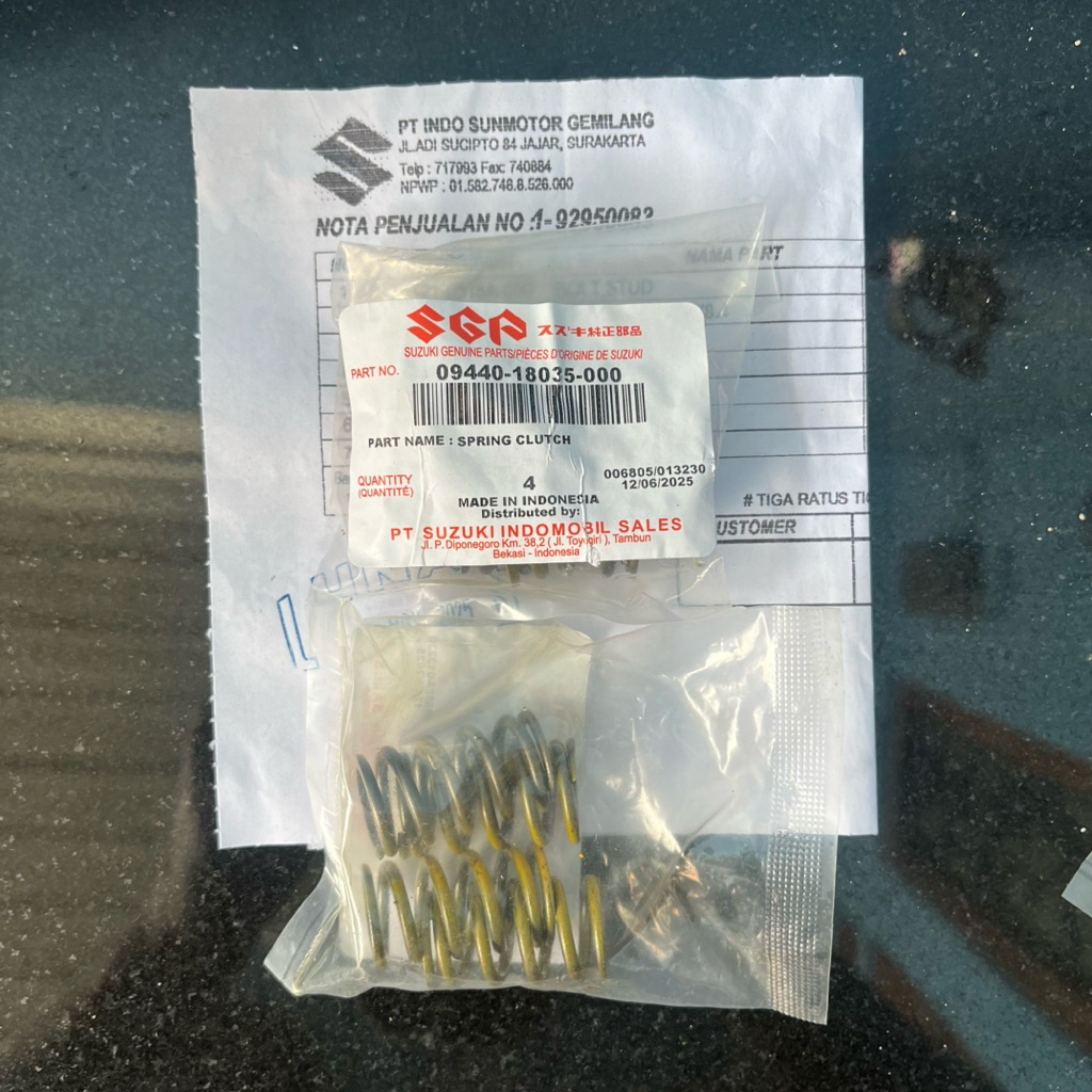 4pc per kopling Smash 110 pnp grand prima star supra original 100%