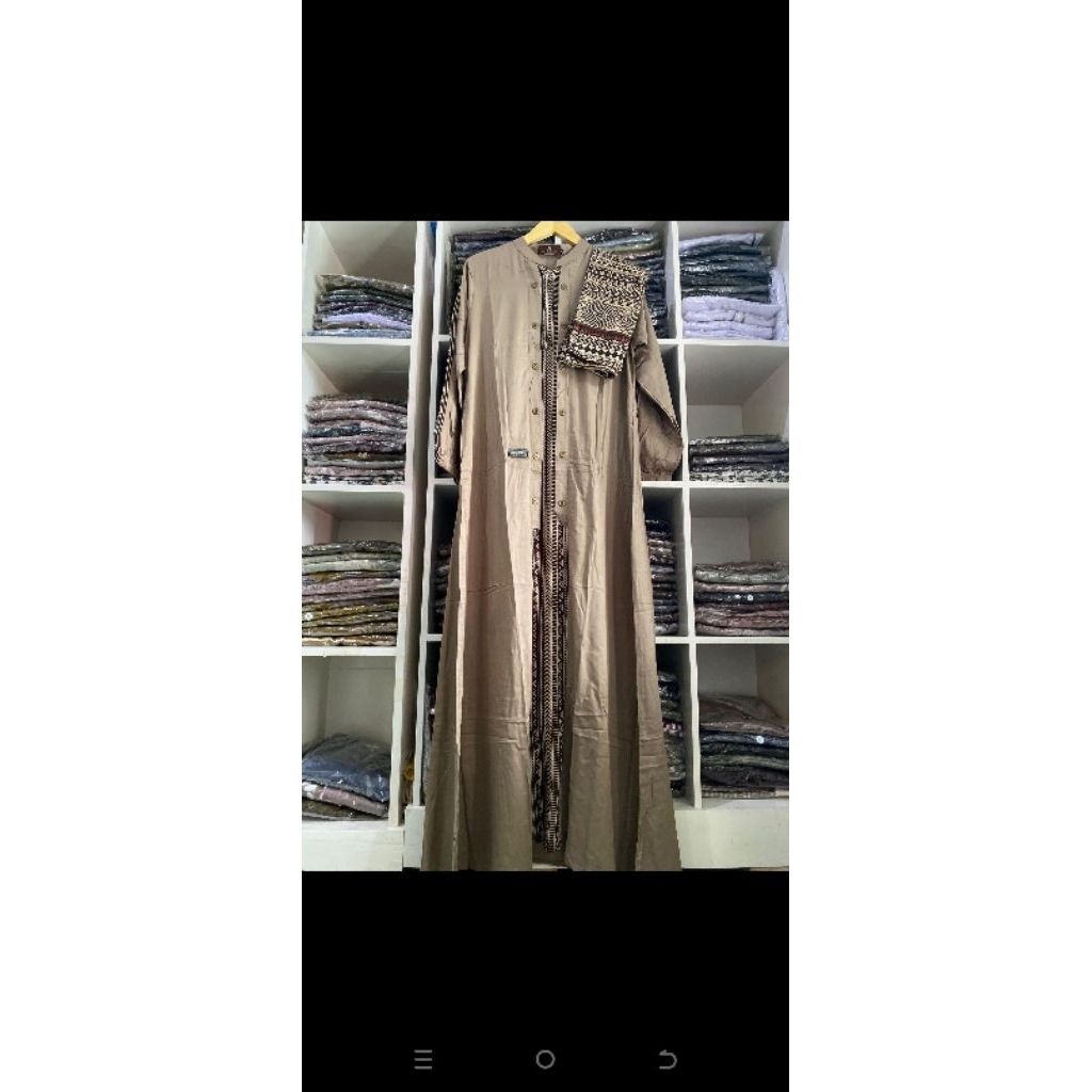 Anjani store set hijab/Anjani sabila/ gamis cantik/dress muslimah