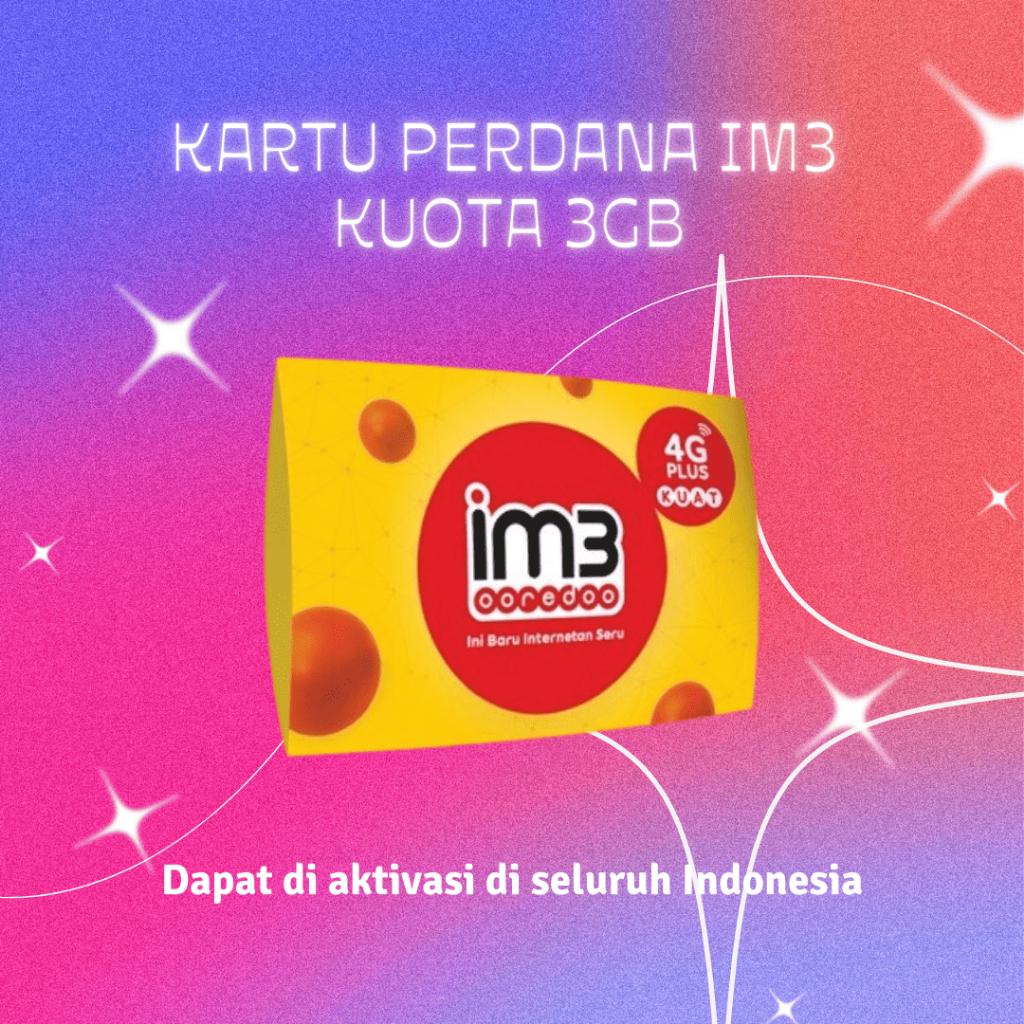 KARTU PERDANA IM3 KUOTA 3GB