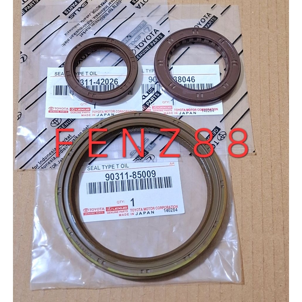 SEAL KRUK AS DEPAN BELAKANG SEAL NOKEN AS CORONA ABSOLUTE ST191 TWINCAM ST171 2.0 2000CC 1PAKET