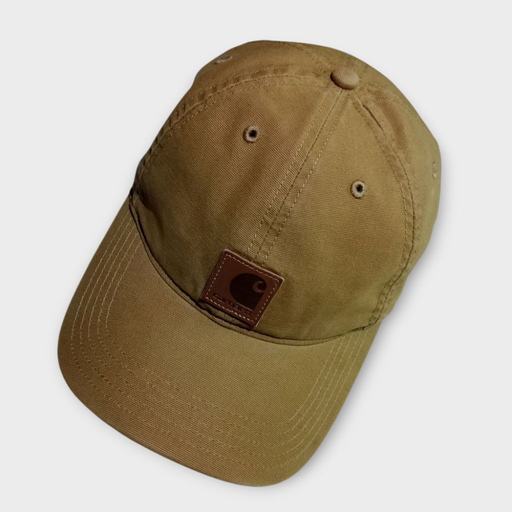 Topi Caps Carhartt Pacth Kulit Original