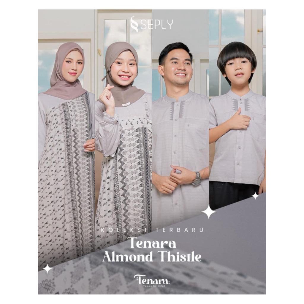 Sarimbit Seply 2026 / Sarimbit Keluarga 2026 / Sarimbit Seply Tenara Almond Thistle