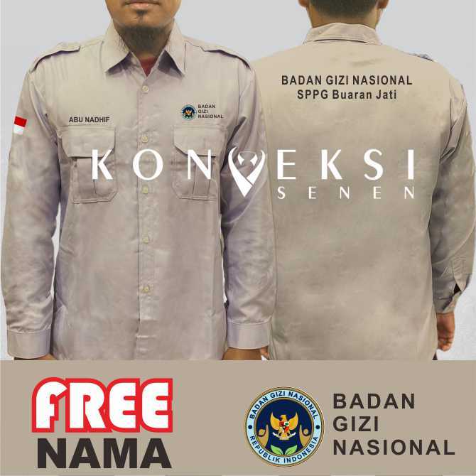 KEMEJA SPPG kEMEJA BADAN GIZI NASIONAL kemeja bgn sppg kemeja bgn badan gizi nasional kemeja sppg bg
