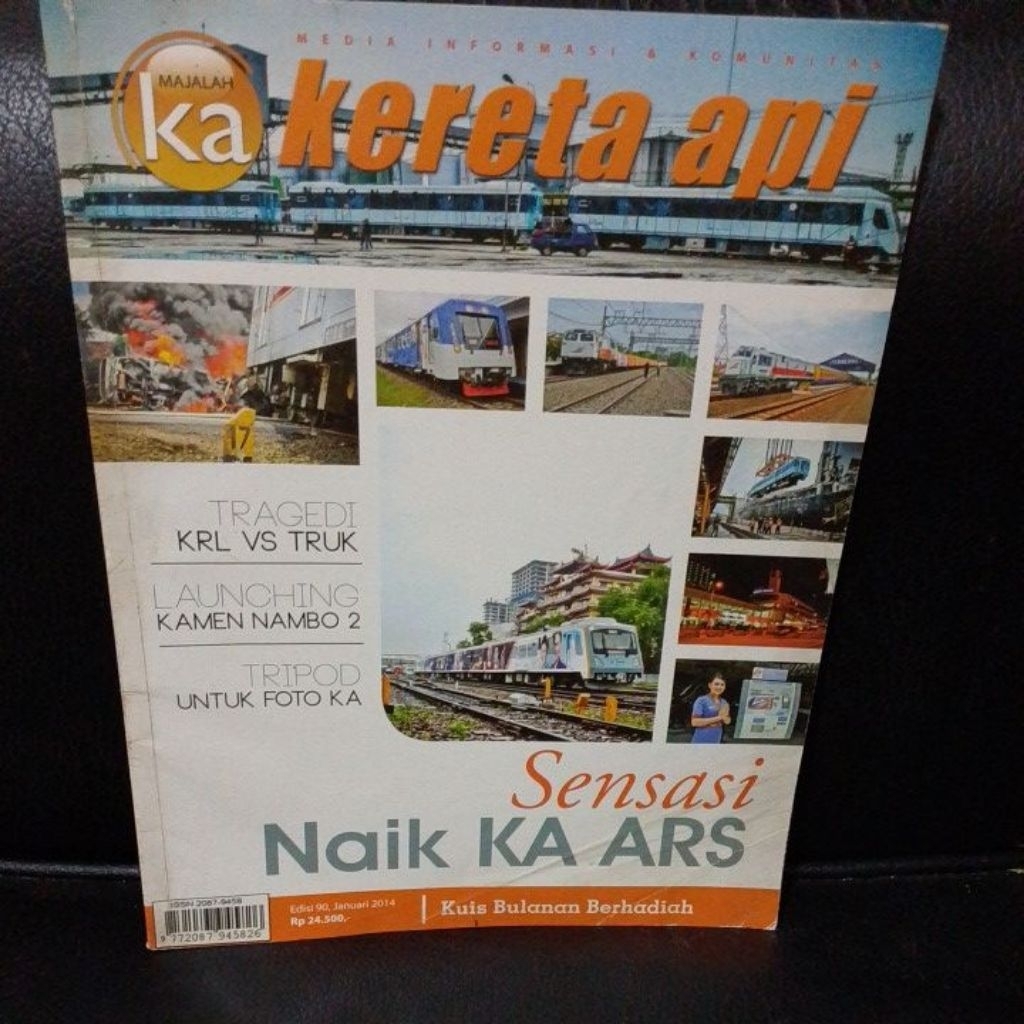 Majalah kereta api Indonesia edisi 90 original