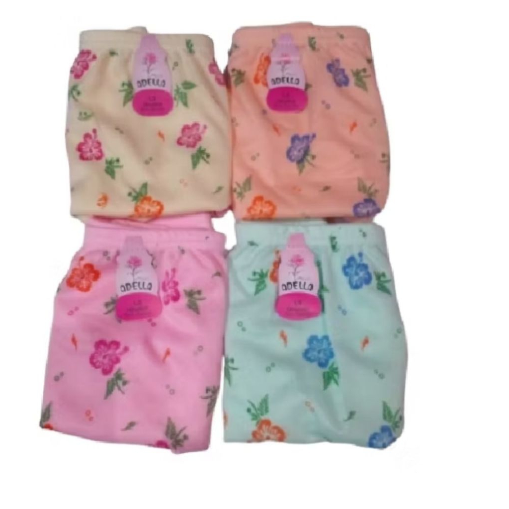 Promo paket 12 pcs CD wanita anak-anak dan remaja motif bunga