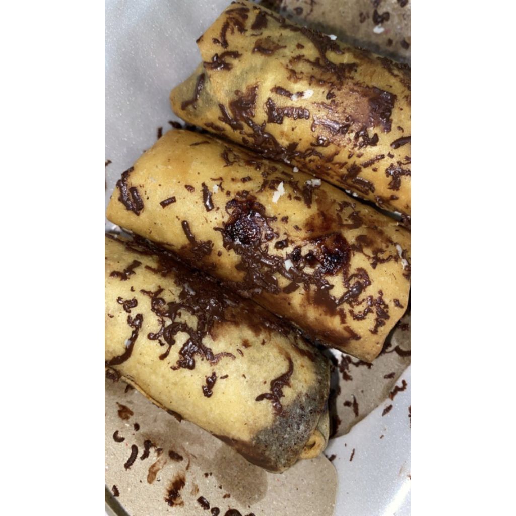 pisang coklat lumer khas bandung terenak ISI 10 | piscok termurah |pisang coklat