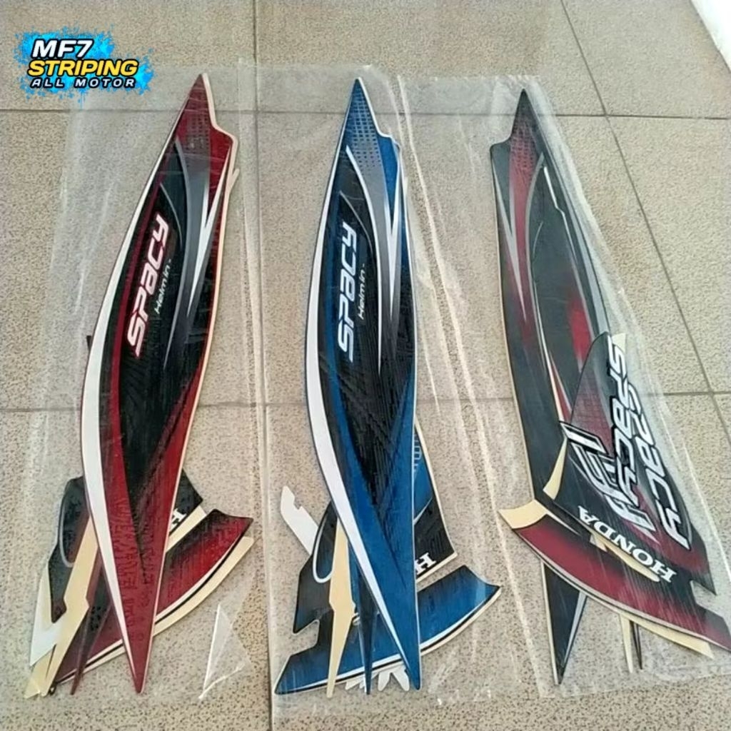 STRIPING SPACY FI 2010 LENGKAP FULLSET ORIGINAL LOOK STIKER SPACY FI 2010 FULLSET FULL BODY