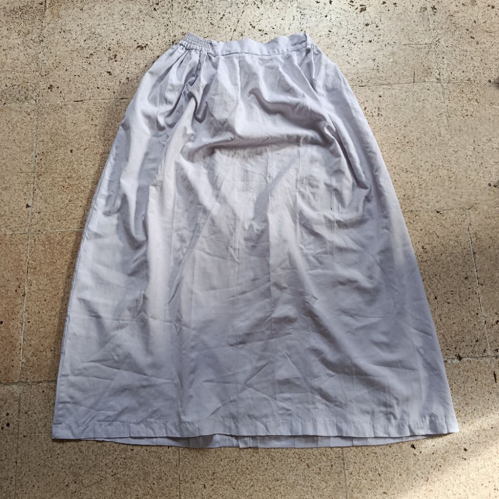 PL rok panjang putih merk seragam / tiu 158