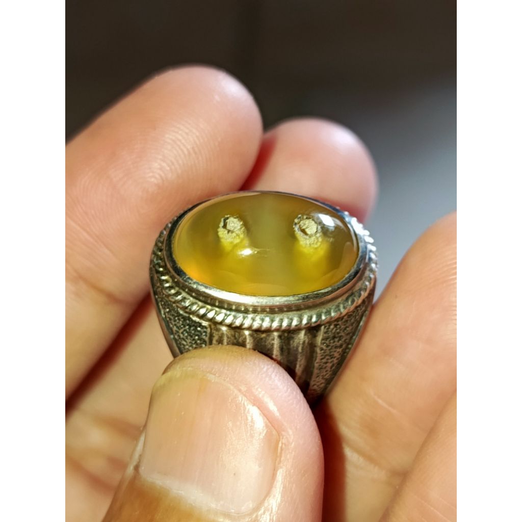 Akik Cempaka Combong Ganda Natural