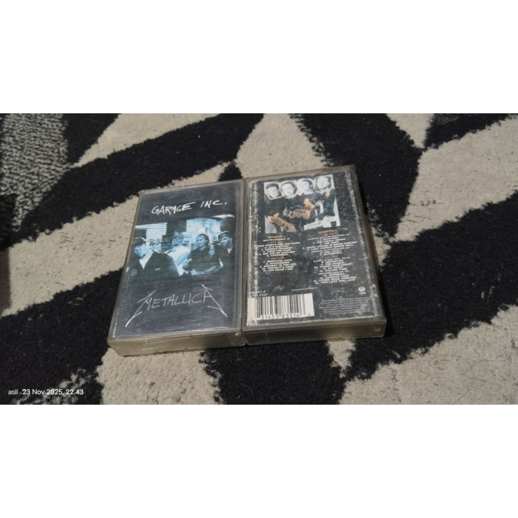 kaset pita metallica / garage inc. cassette 1 & 2