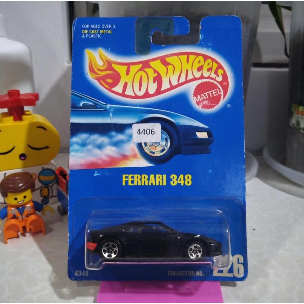 Hot Wheels 1991 Blue Card Ferrari 348