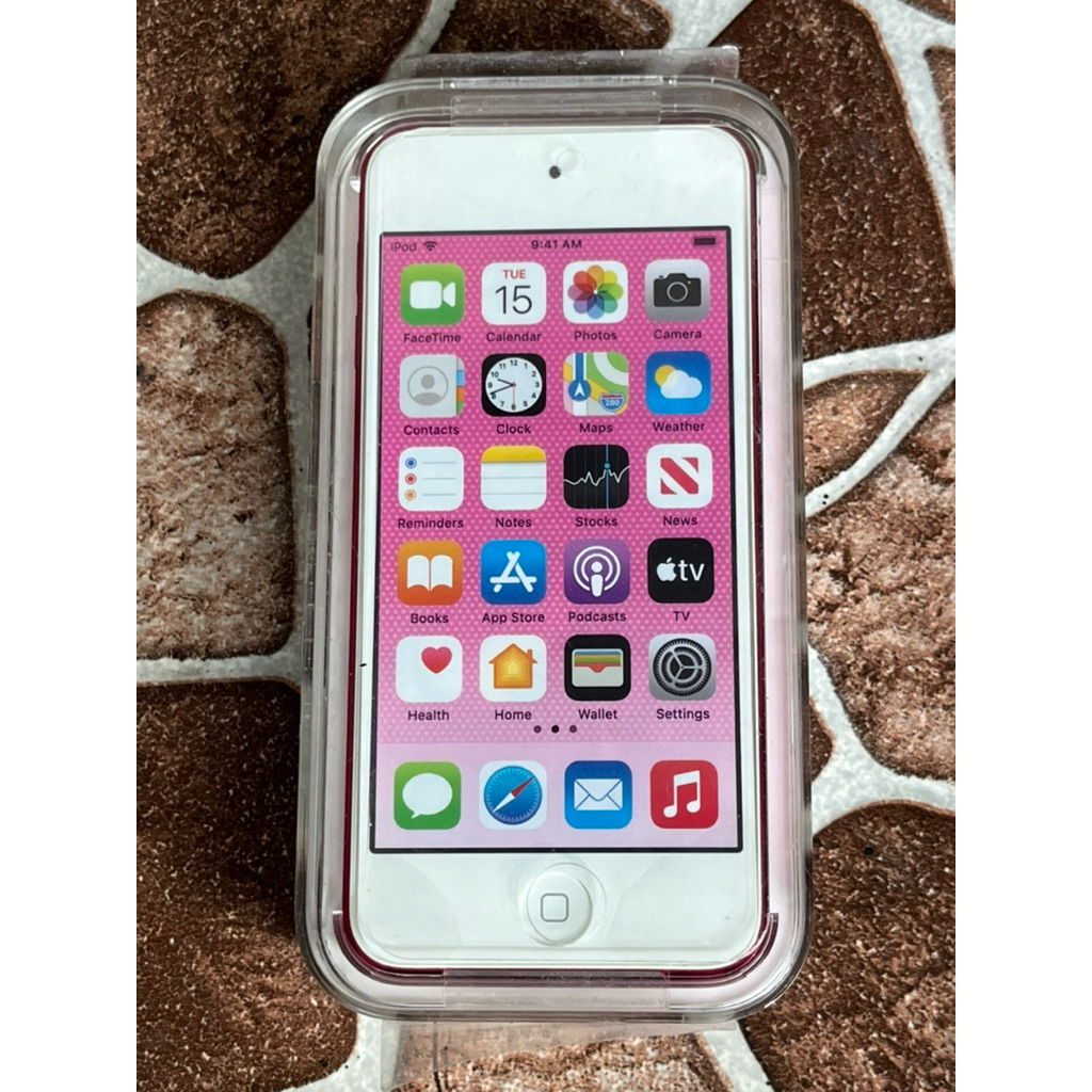 ipod touch 7 pink 32gb second like new fullset