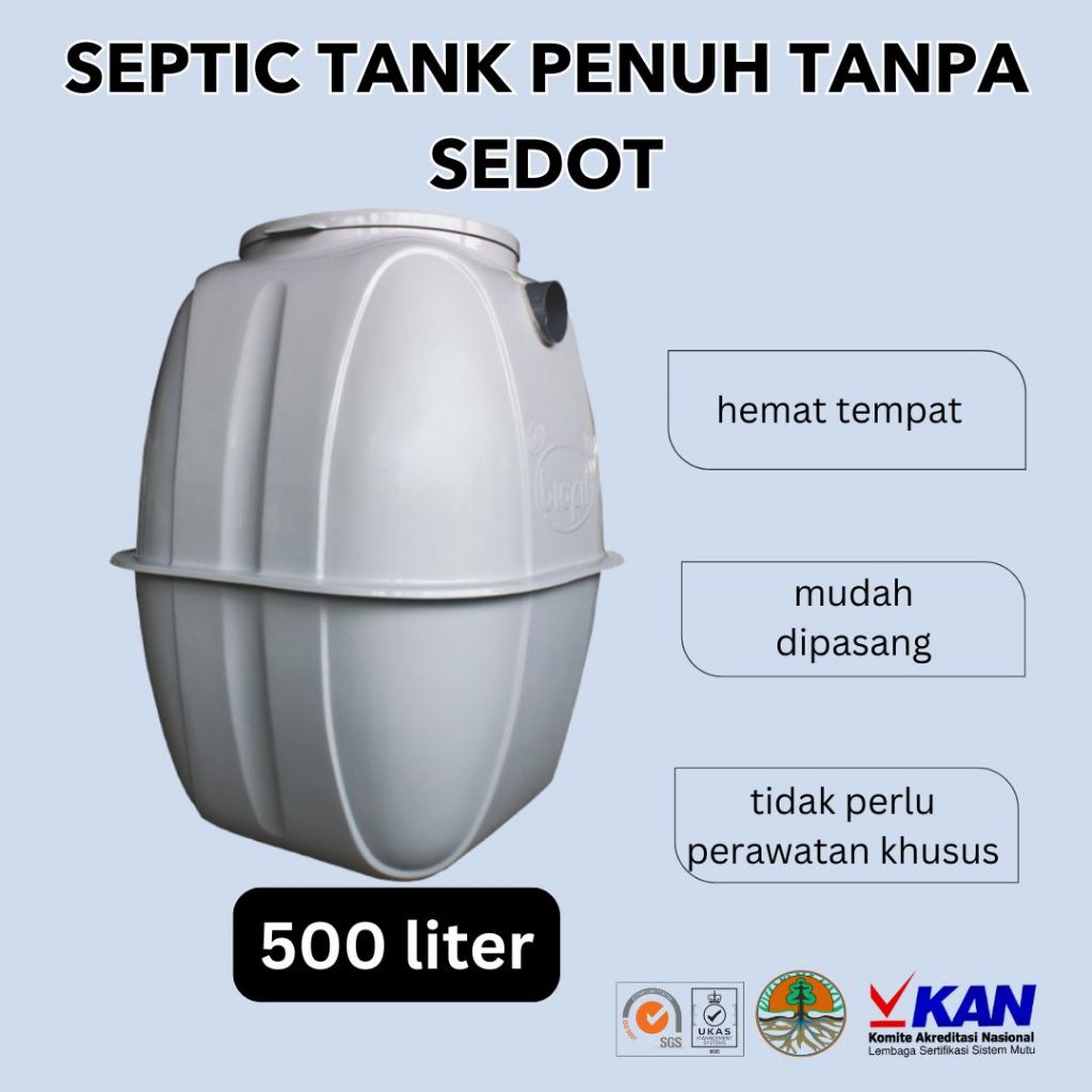 tangki tandon toren air atas bawah plastik bio eco ecotank biotank septic tank sepiteng sapiteng sep