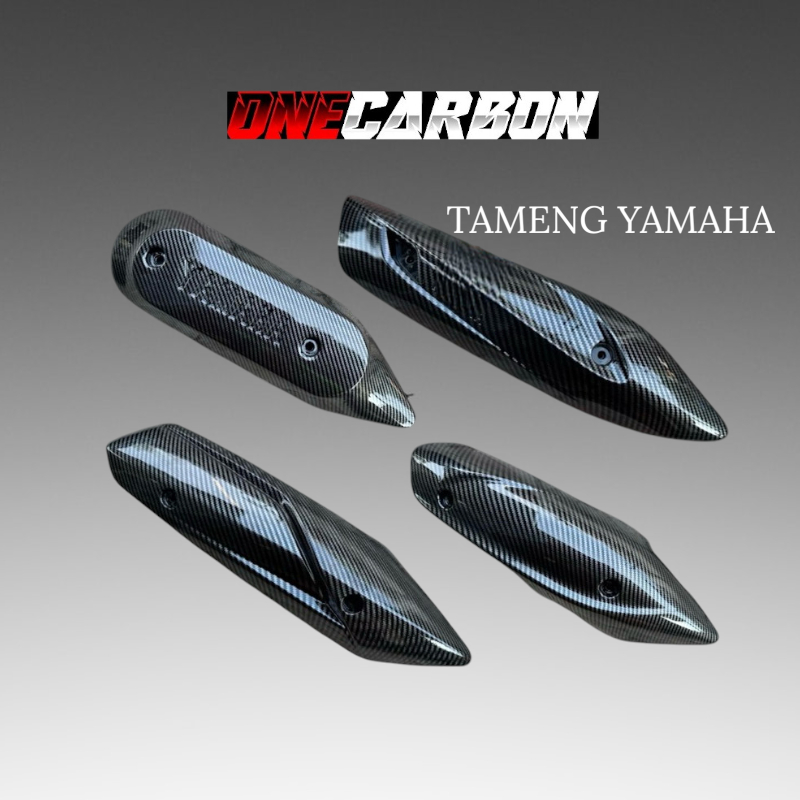 TUTUP KNALPOT YAMAHA MATIK CARBON tutup knalpot carbon mio j mio m3 fino x Ride mio gear prego fazzi