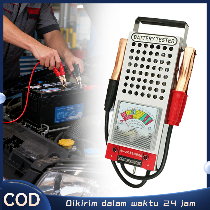 Alat Cek Aki Mobil Alat Tes Accu Mobil Alat Ukur Kapasitas Aki Accu Tes Fy - 64