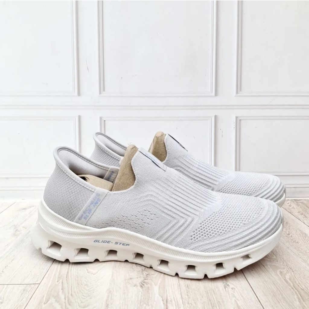 Sepatu Slip On Wanita SKECHERS Glide Step Pro 150422/LTGY 100% Original Resmi (Size 39 & 40)