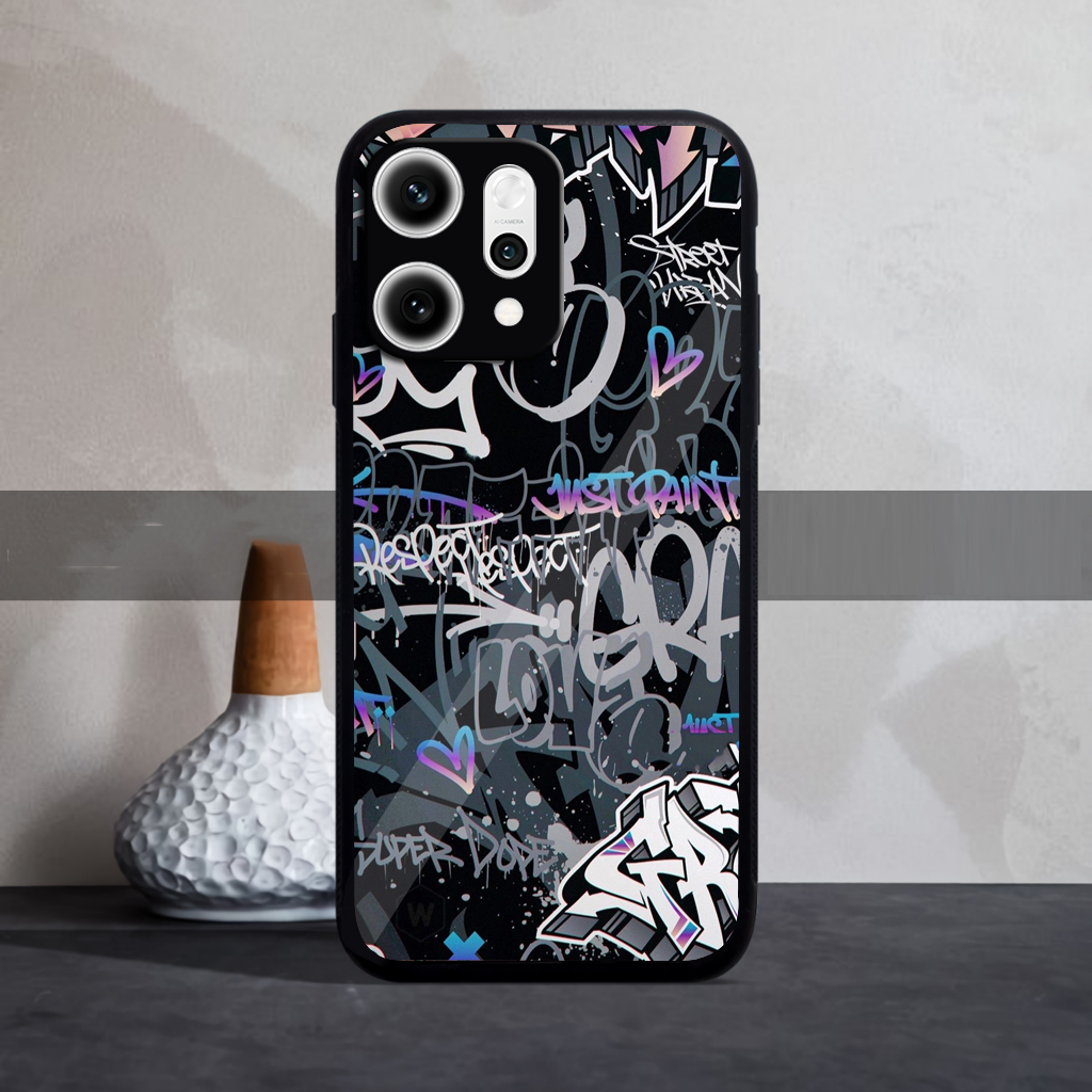 Case Glass Akrilik For Oppo Reno 15  - case hp - case akrilik Oppo Reno 15  - Casing Handphone Oppo 