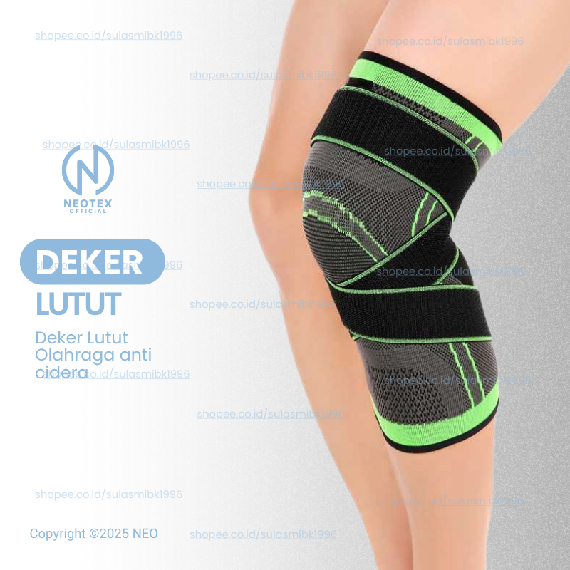 Deker lutut Kneepad Futsal Voli kKNEE TALI Deker Pelindung Lutut Terapi Kesehatan Kaki Voli Olahraga