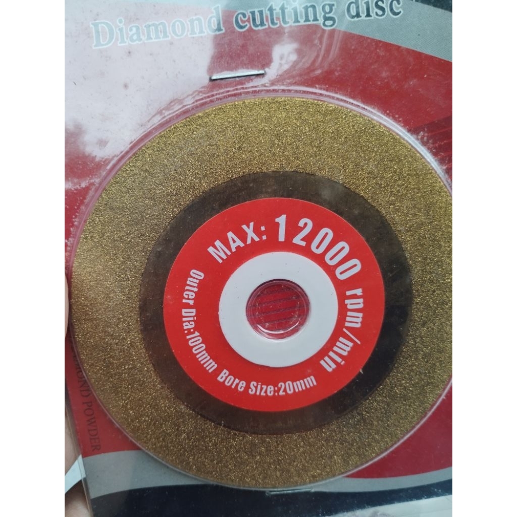 Mata Gerinda Diameter 100 mm pemotong kaca keramik granit