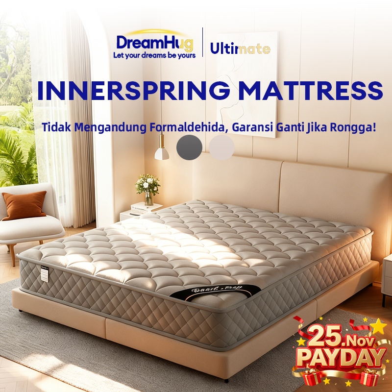 Kasur Springbed Pegas Saku Tebal 20cm Memory Foam Empuk  OrthopedicKasur Pegas Kasur Busa Kasur Komp