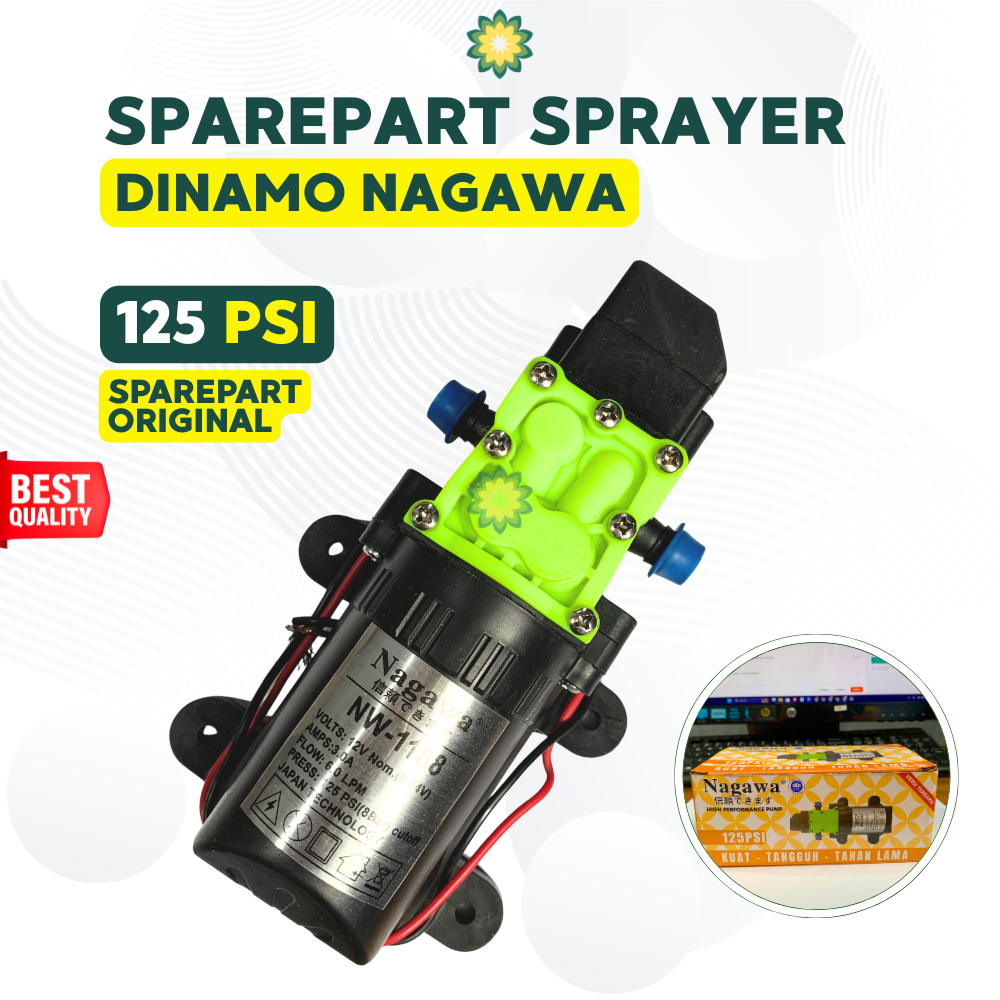 Dinamo Pompa Sprayer Elektrik Yokohama 110 PSI | 125 PSI Nagawa Nagasaki
