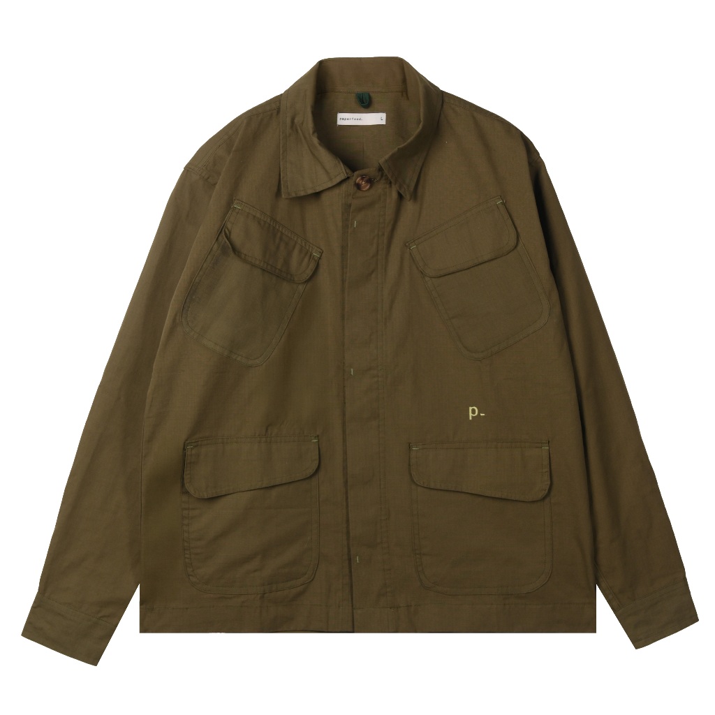 paperfeed Unisex Essential Jungle Field Jacket Olive Ripstop
