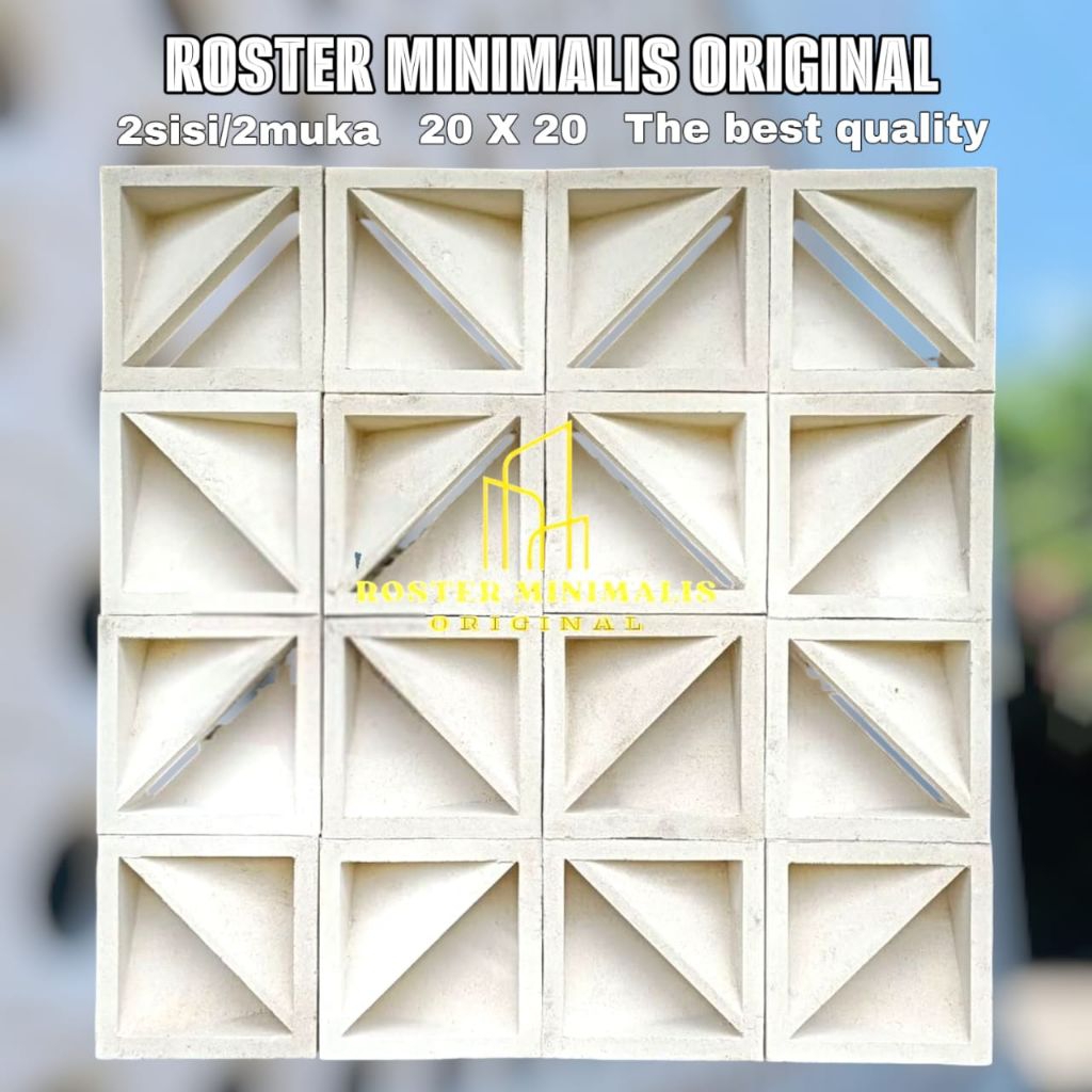 Roster beton minimalis/roster minimalis/roster beton/roster/loster lubang angin/roster 2 muka/roster