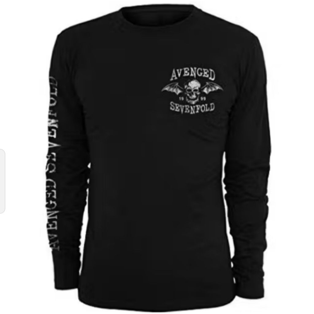 Tshirt - Long Sleeve Shirt - Kaos Lengan Panjang - Baju Lengan Panjang - Avenged Sevenfold