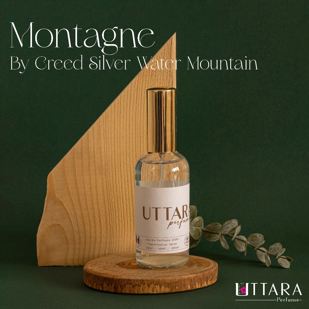 Uttara Parfum MONTAGNE ( SILVER WATER MOUNTAIN ) 30ml / 50ml / 100ml