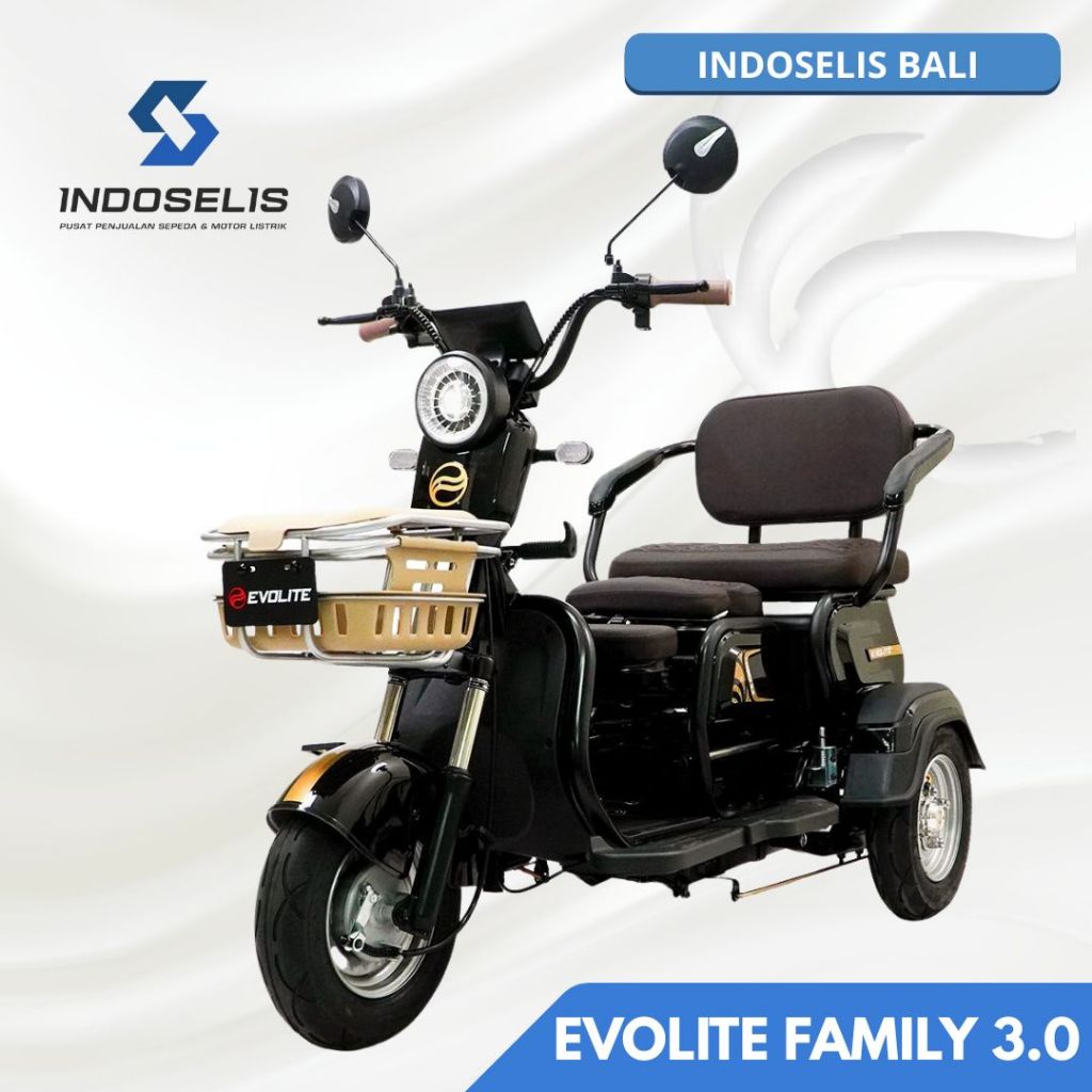 Sepeda Listrik Evolite Family 3.0  & 2.0 R3 800W | Original | Garansi Resmi I GD300 Apollo