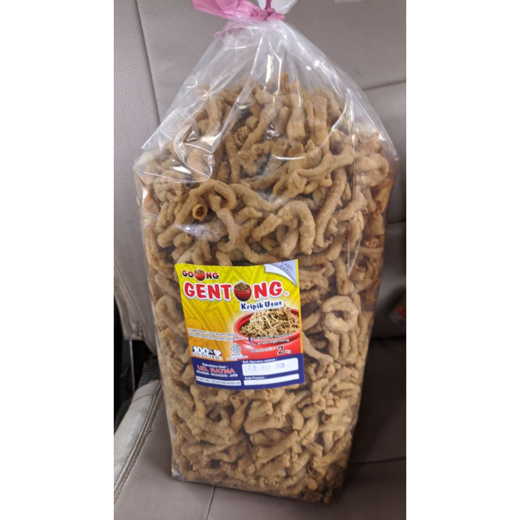 1bal keripik usus ayam gentong