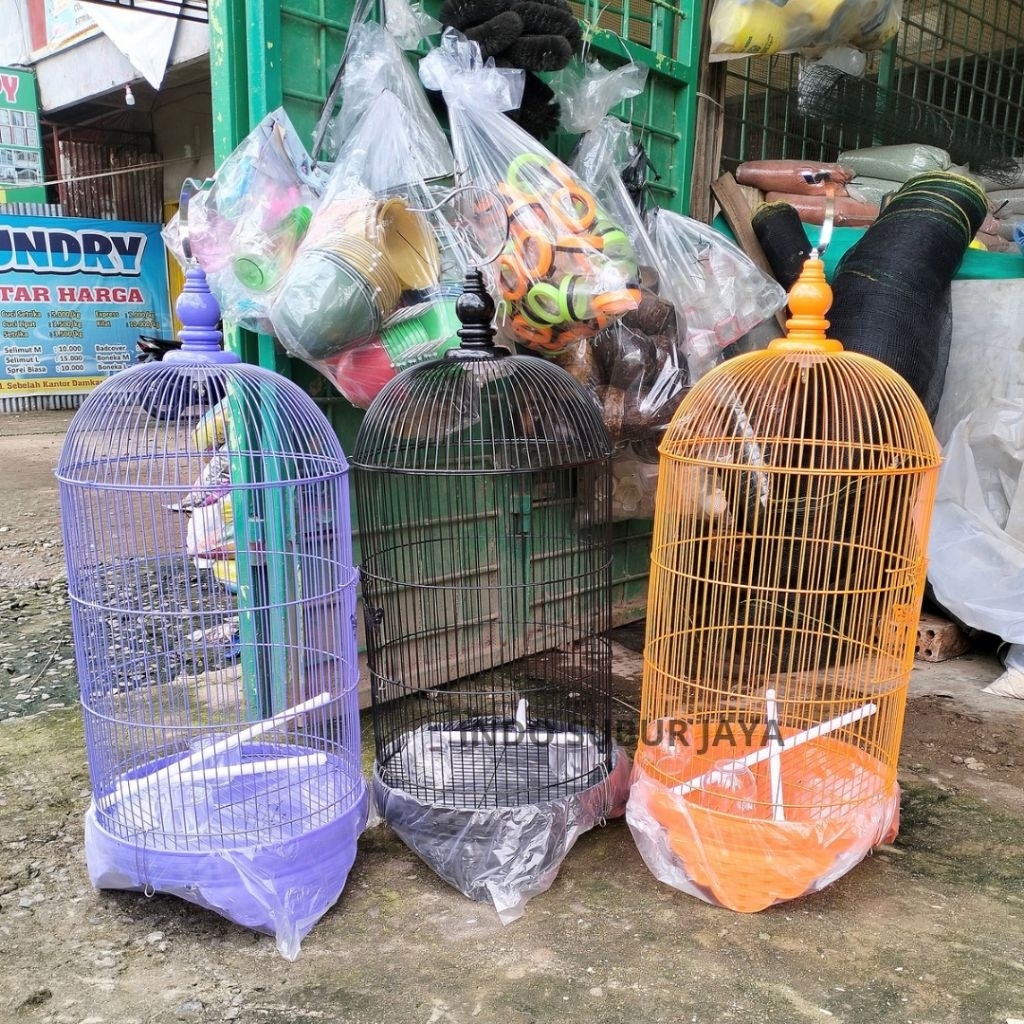 Sangkar Burung Lovebird Besi Boom Panjang