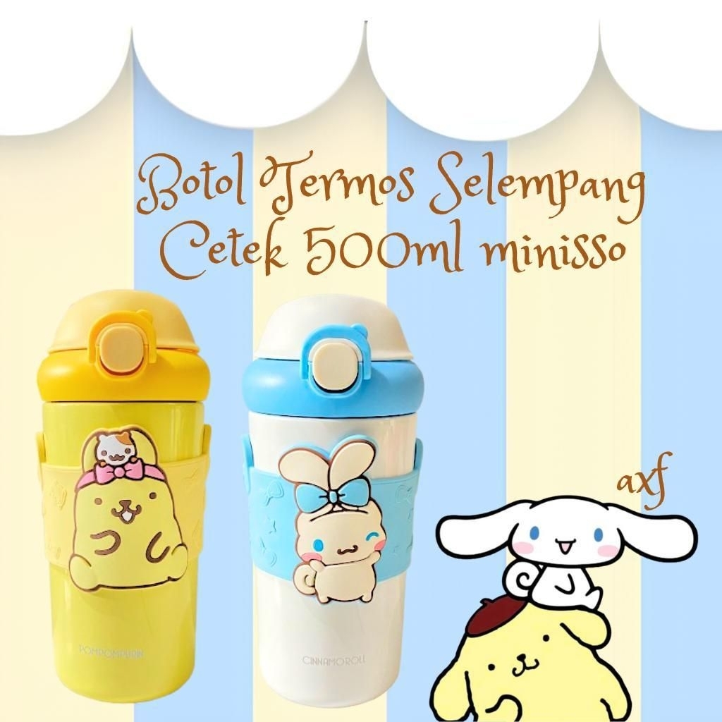 Botol Termos Miniso Selempang 500ml