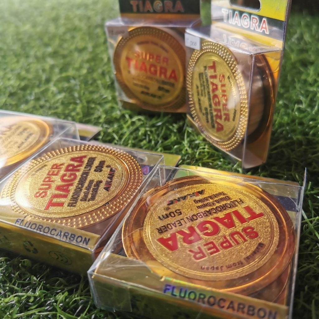 Senar Leader SUPER TIAGRA 50M – Fluorocarbon Kuat, Banyak Ukuran 0.16–0.40 mm termurah