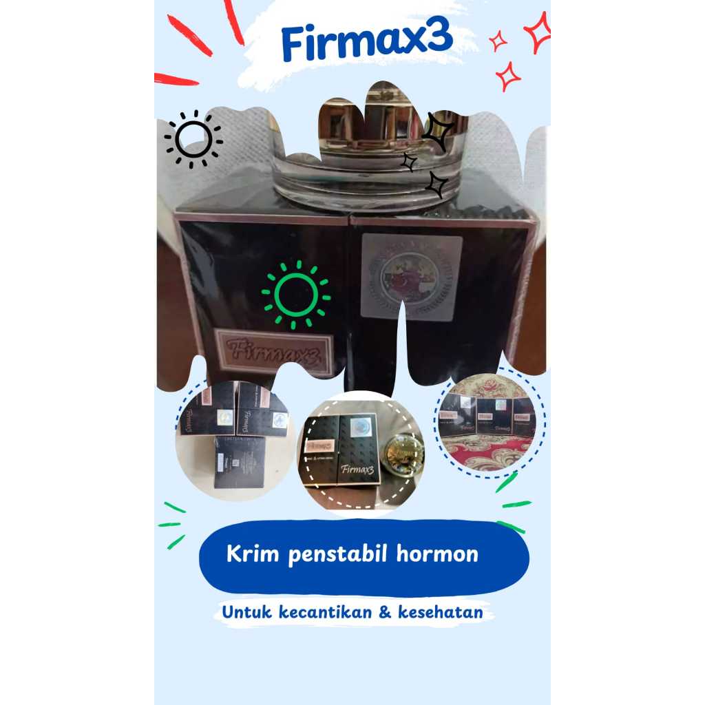 Cream Herbal Firmax3 untuk kecantikan dan kesehatan | Cream Firmax3 Cream Ajaib Firmax 3 Original