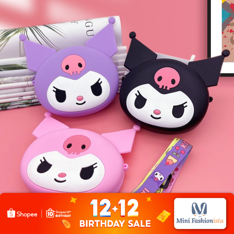tas anak kuromi kartun tas selempang kuromi anak perempuan Tas selempang anak Sanrio tas selempang T