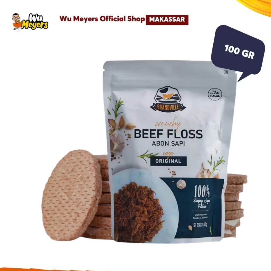 Grandville Abon Sapi Original 100gr - WuMeyers Makassar