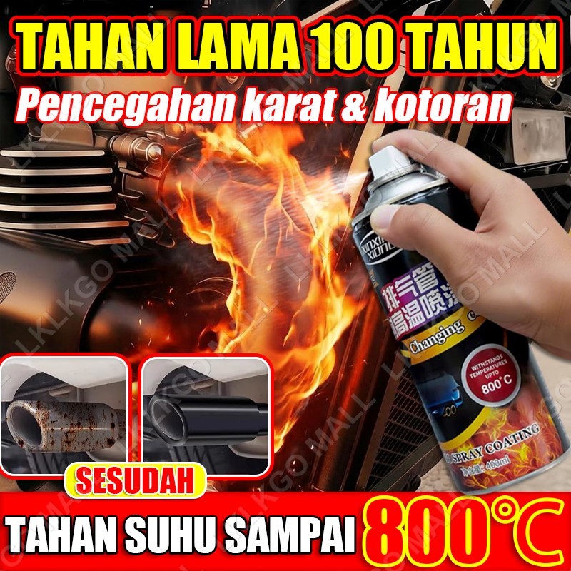 cat knalpot anti panas cat anti panas untuk knalpot Anti-Karat Pengurangan Kebisingan Untuk sepeda m