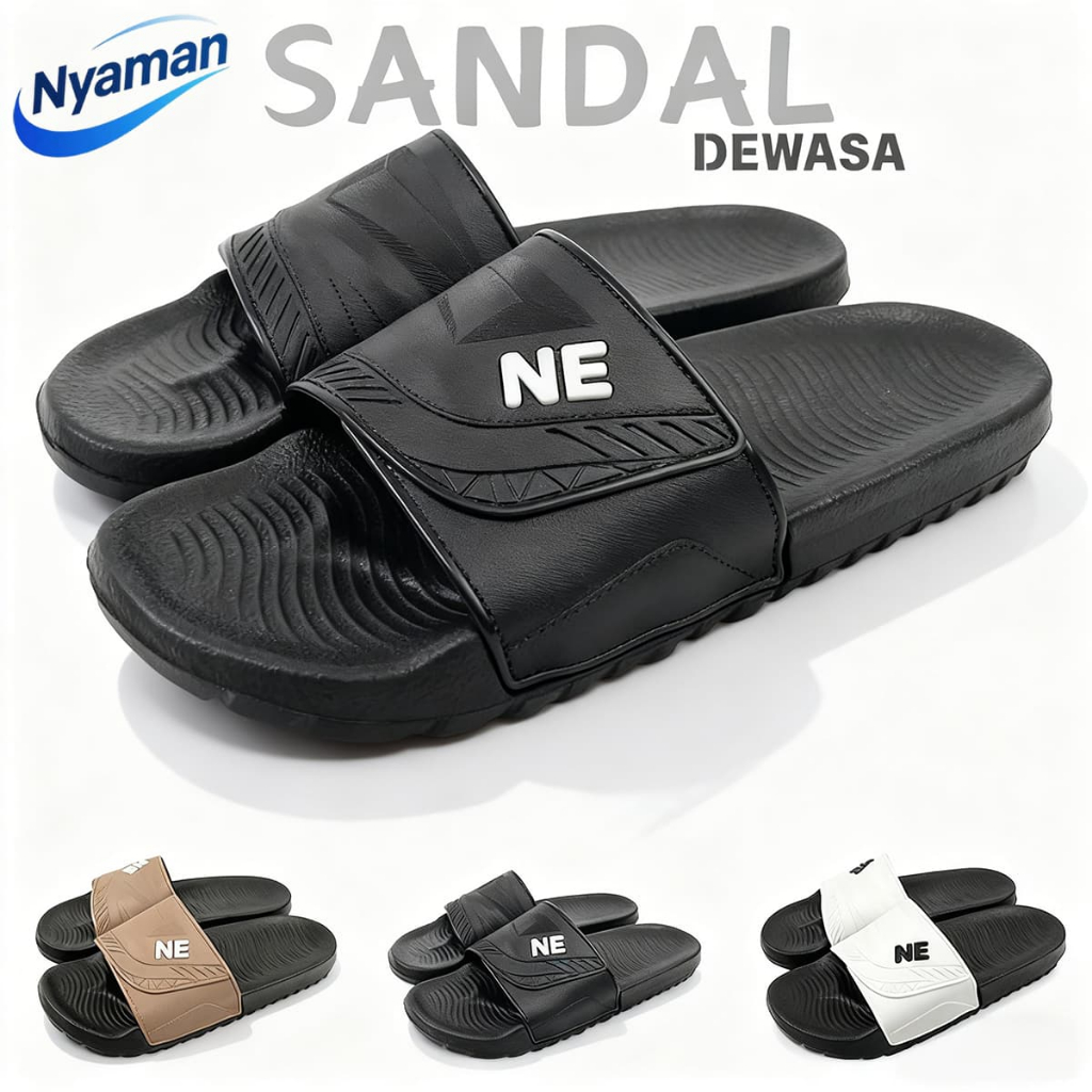 Sandal Perempuan Korea Style Elegan Terbaru Sandal Wanita Teplek Empuk Karet Sandal Wanita Elegan Si