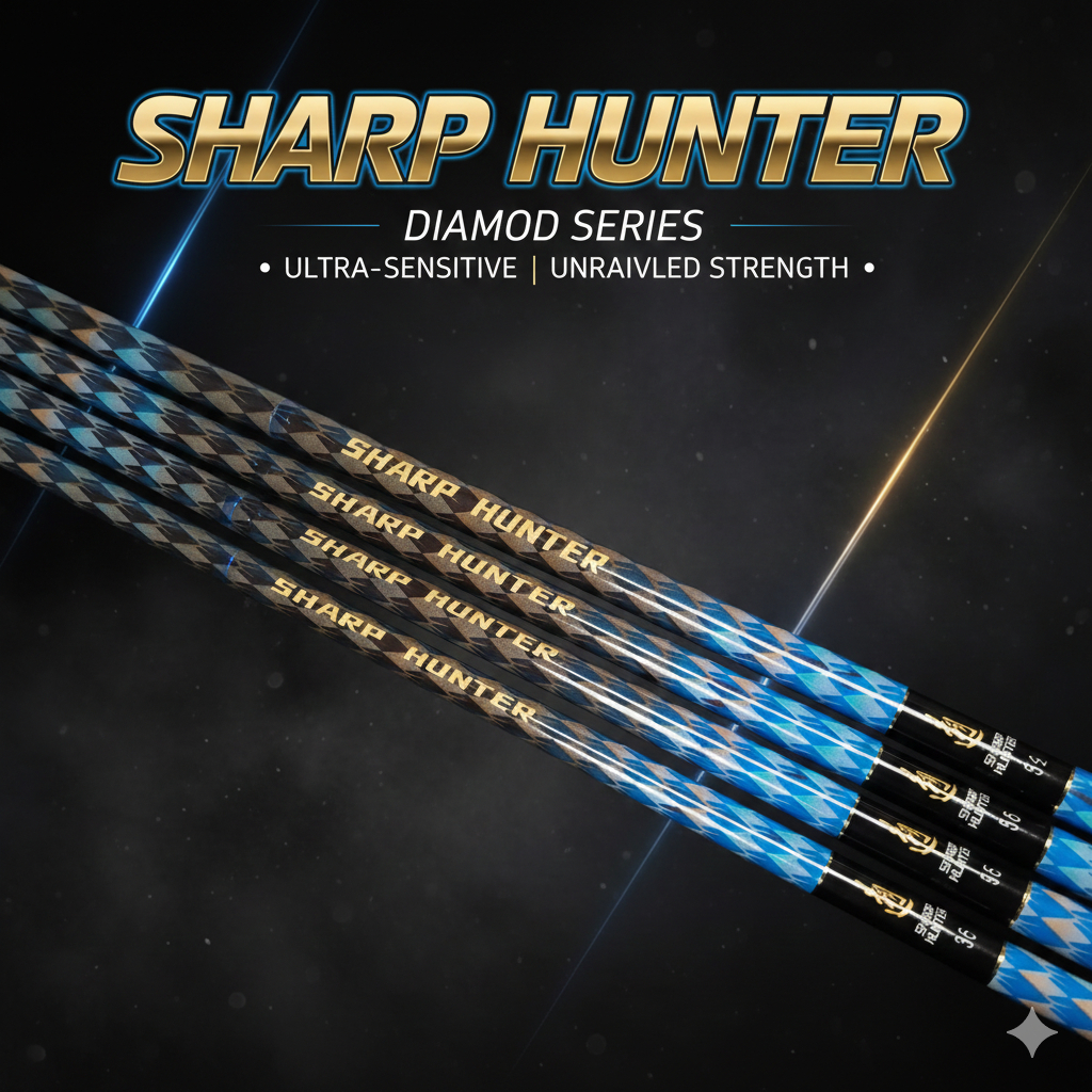 Daiwa Sharp Hunter Joran Tegek Ringan Kuat Kaku