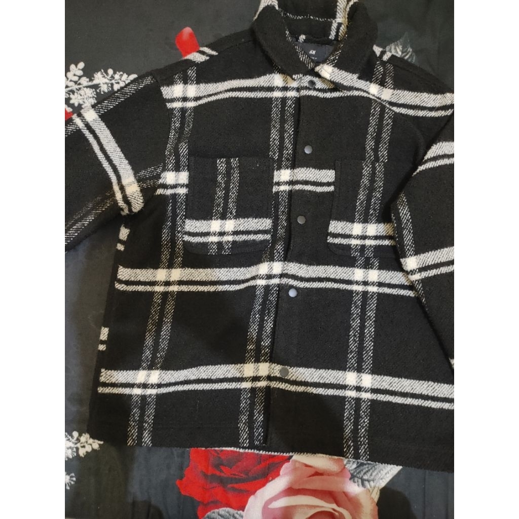 flannel h&m - FLANEL H&M - KEMEJA OVERSHIRT - H&M . FLANEL - OUTER - KEMEJA - H&M - KEMEJA H&M OVERS