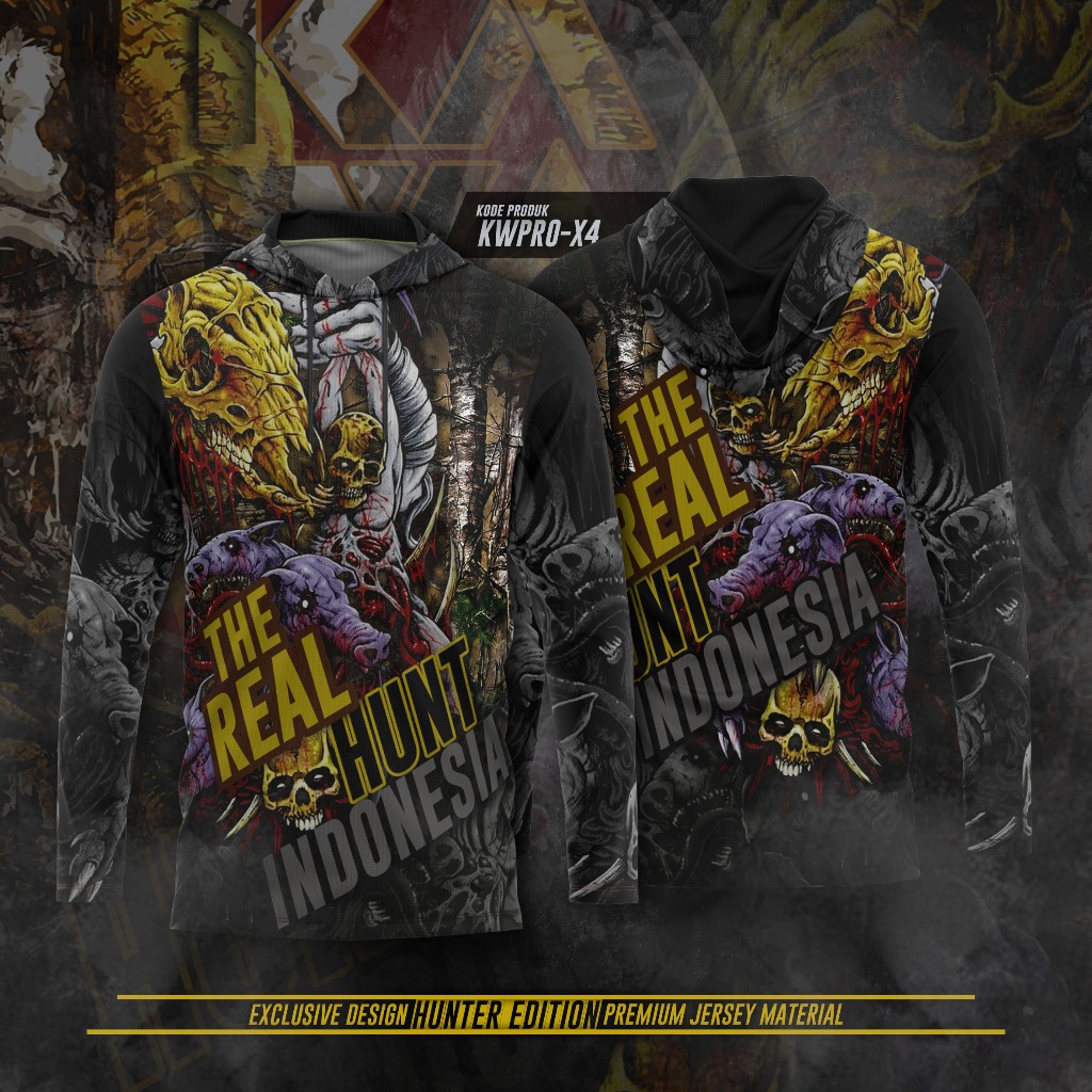 JERSEY MASTER HOODIE BERBURU CAMO HUNTING KWP X4