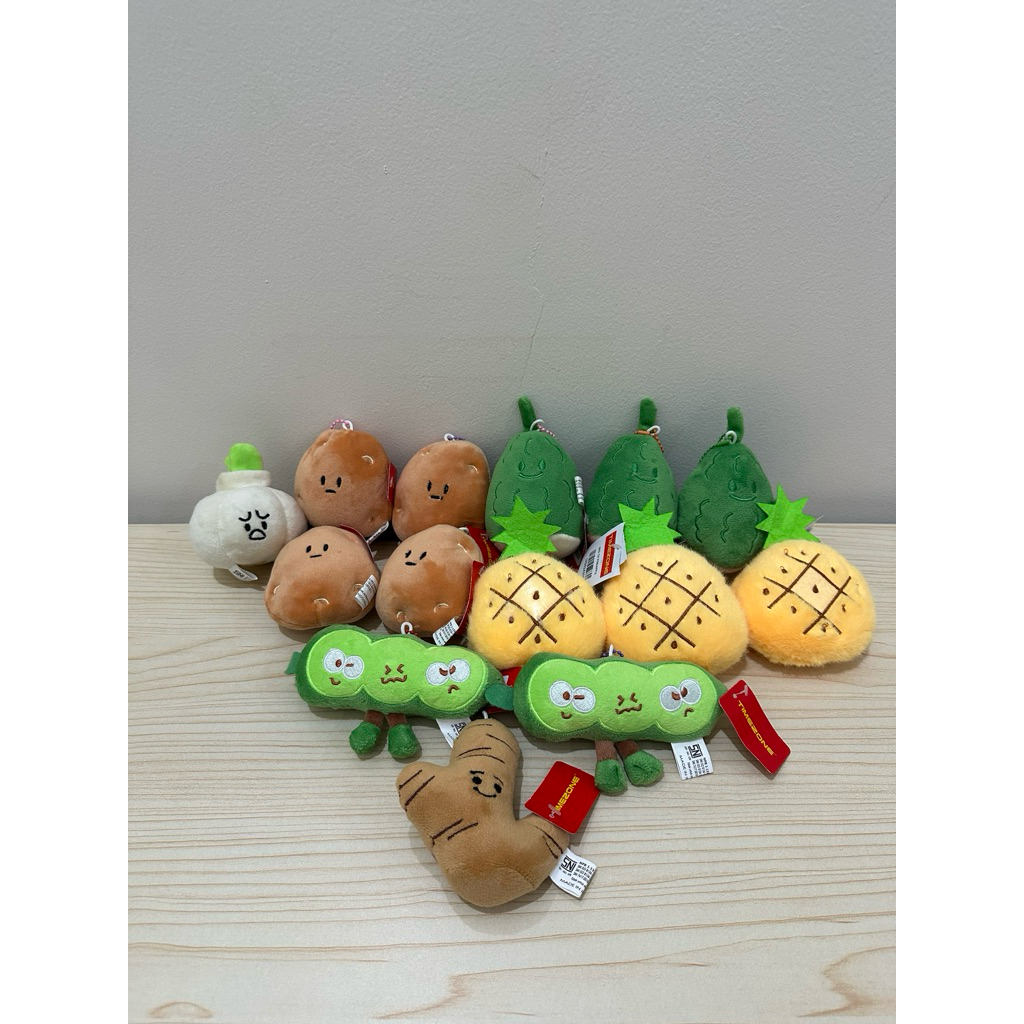 Boneka Gantungan Kunci Buah Sayur