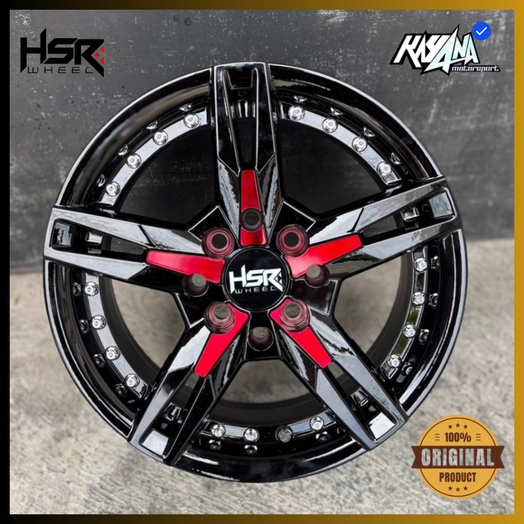 Velg Racing Mobil R14 HSR Keunikai Bisa Buat Ayla Agya Brio Xenia Avanza Velg PNP Ban Standart R14