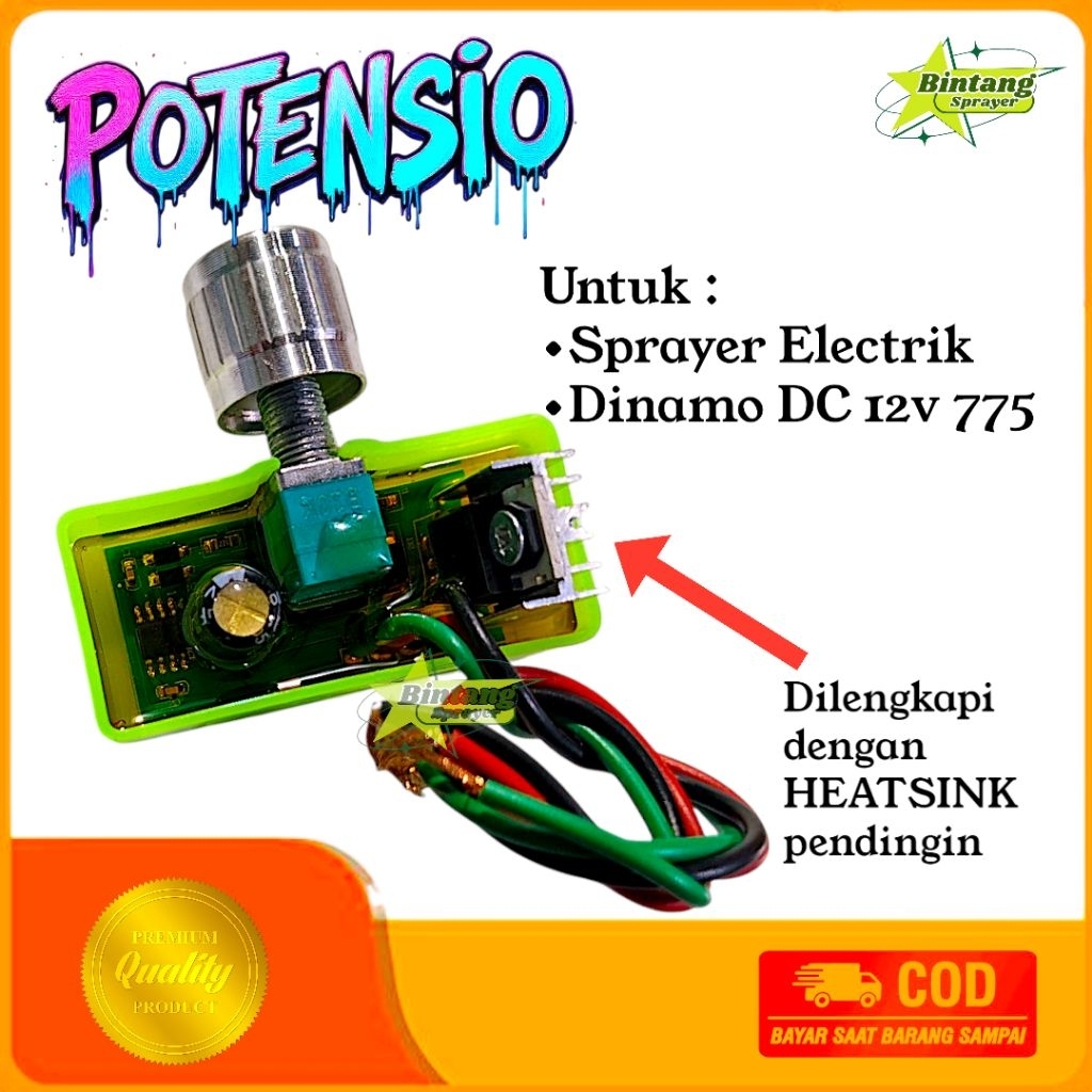 Potensio sprayer electrik potensiometer potensio cba nagasaki nagawa yoto banzai kejora swan