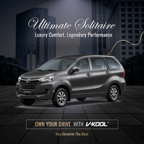Kaca Film V-KOOL Ultimate Solitaire TOYOTA AVANZA Depan VK30